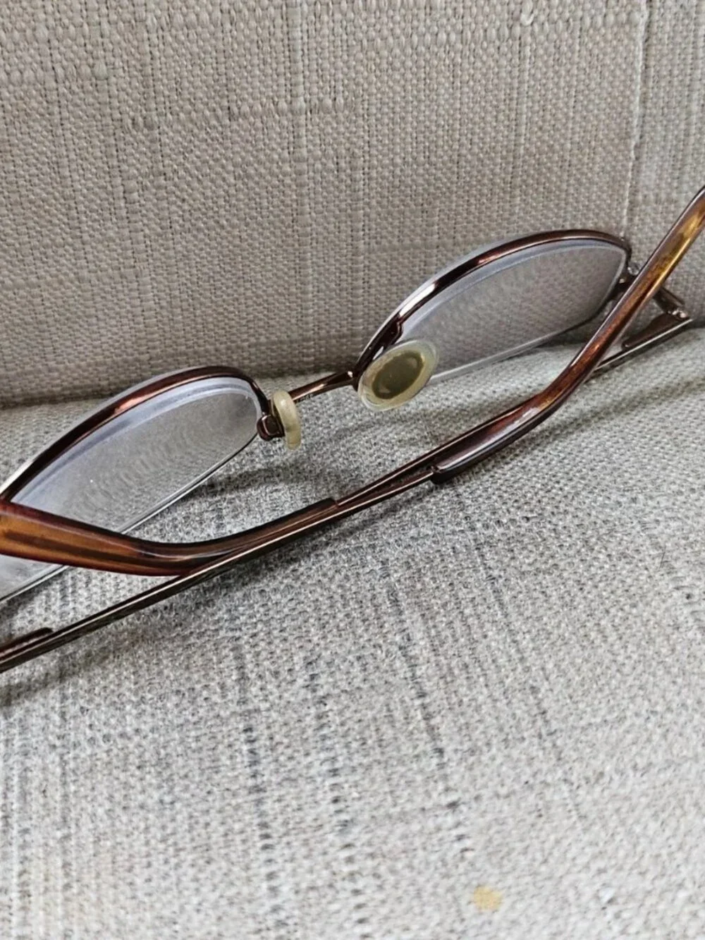 Vintage Liz Claiborne Eyeglasses Frame Gold Tone Eyewear L282 FD2 Glasses